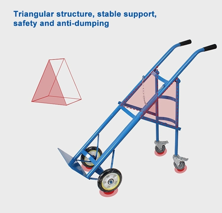 High Duty Medical Hospital Gas Cylinder Cart Cylinder Trolley for Sales