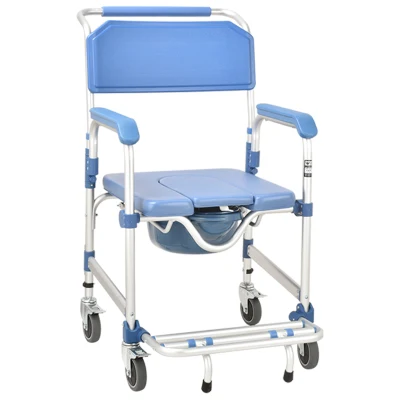Cadeira de banho feminina assento de vaso sanitário móvel para deficientes